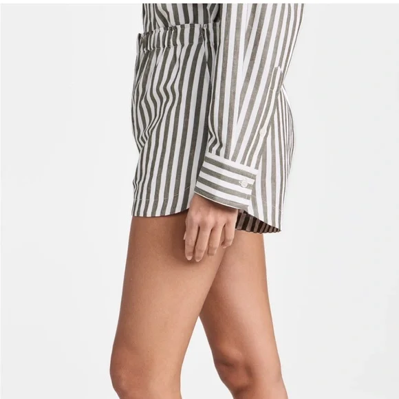 La Ligne Macaulay Striped Shorts - Picture 4 of 10